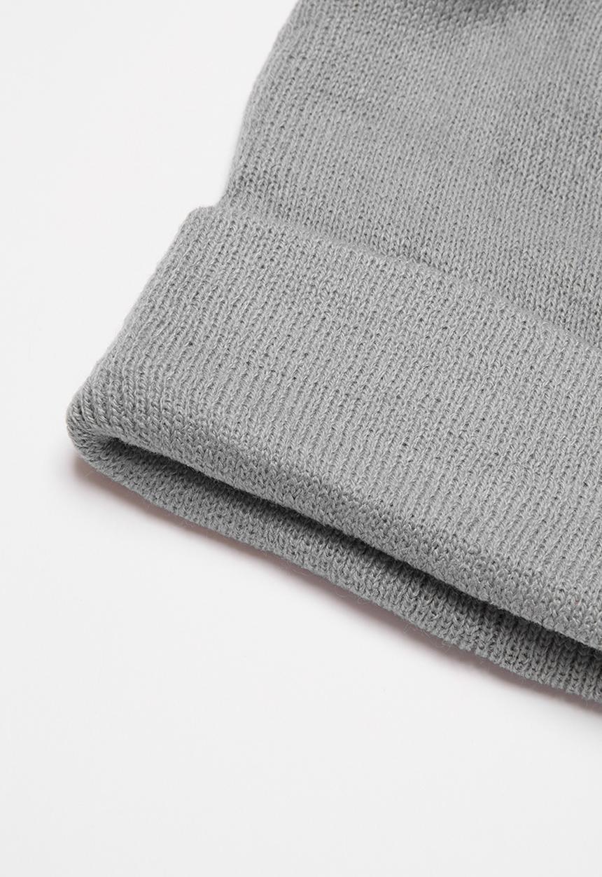 Superbalist - Ribbed knit beanie - grey