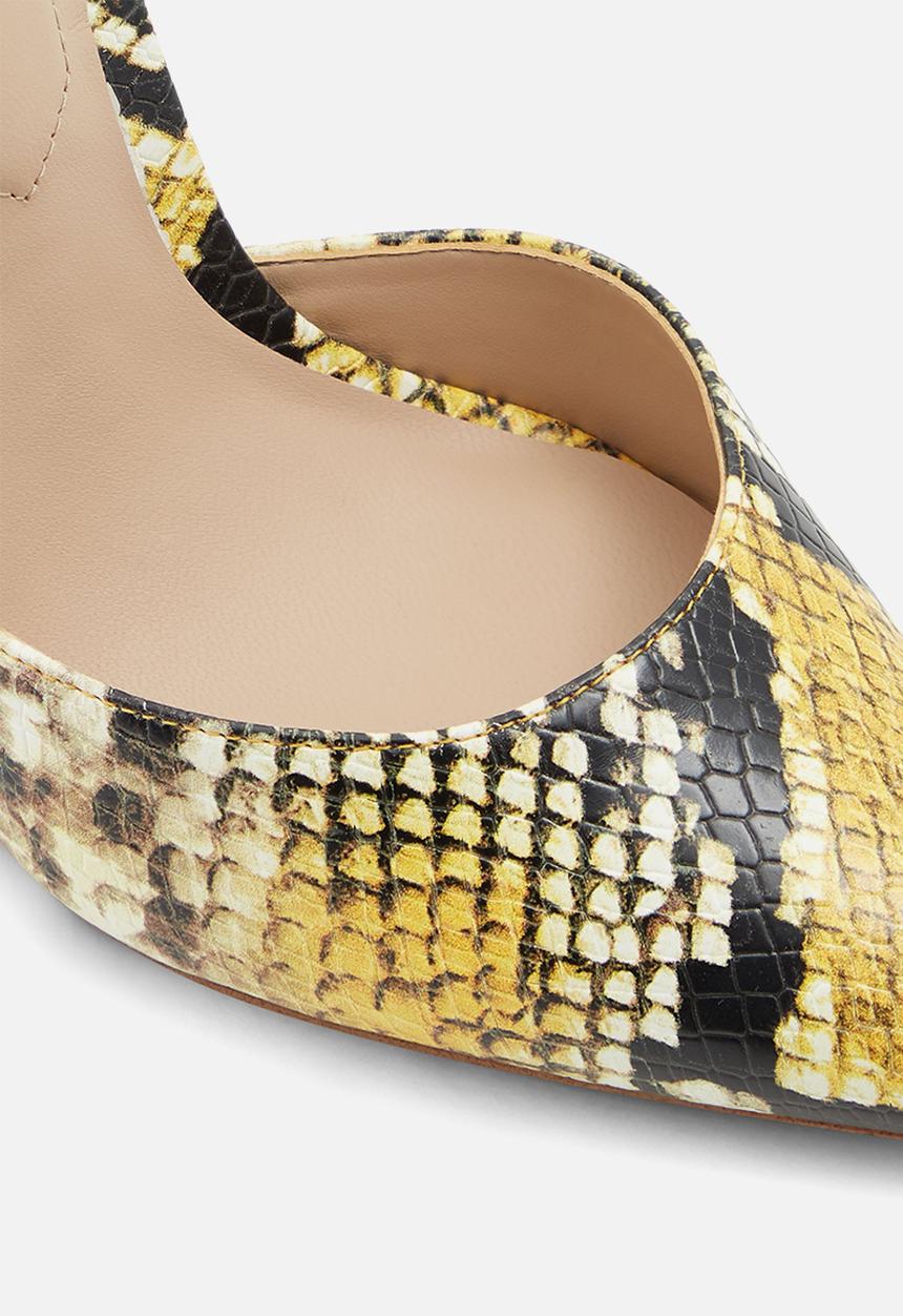 ALDO - Nicholes heel - yellow & brown 