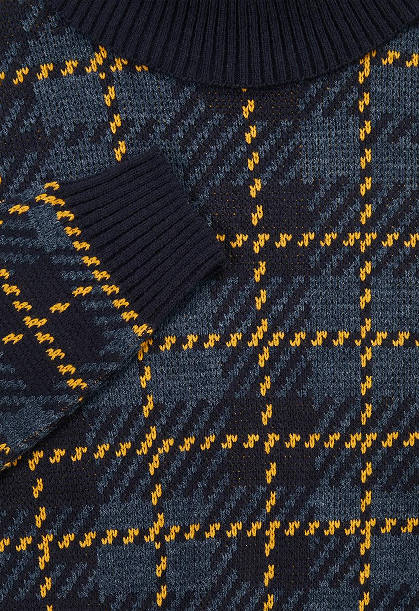 Superbalist - Check roll neck knit - multi