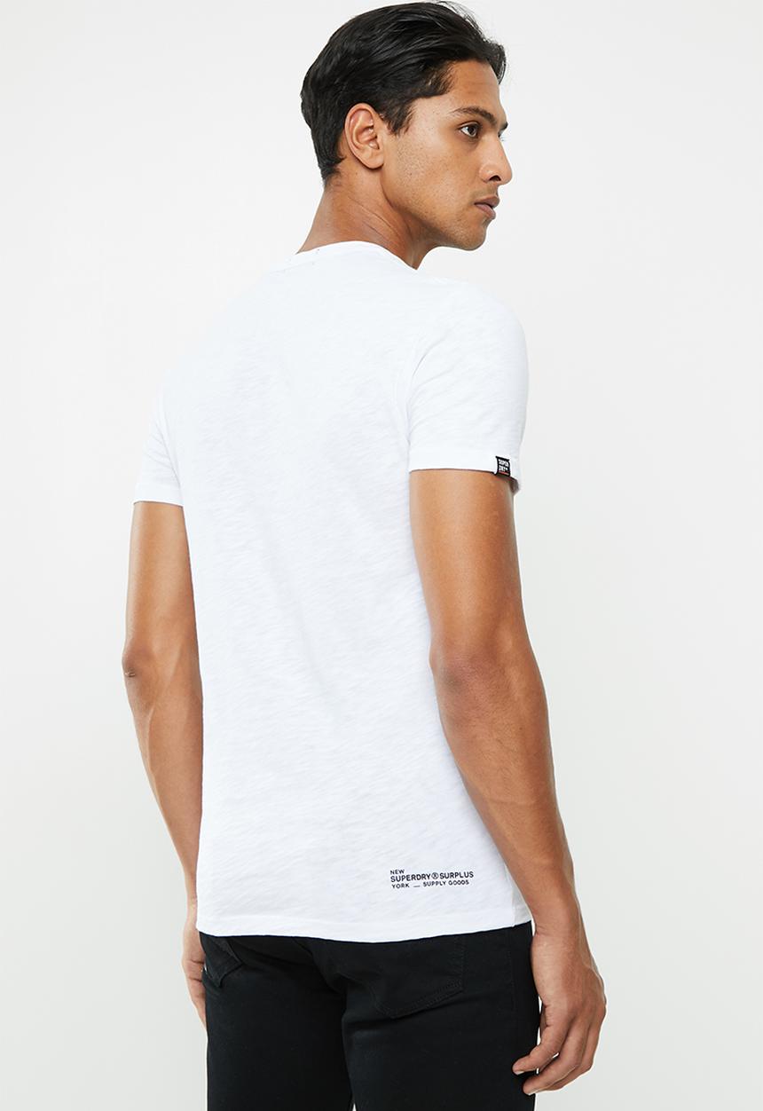 Superdry. - Surplus goods classic graphic tee - white