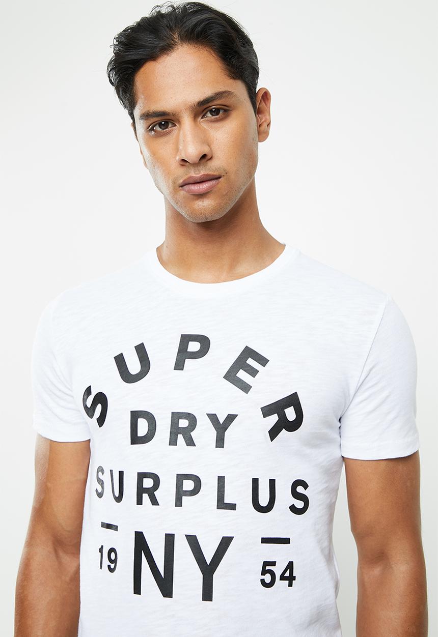 Superdry. - Surplus goods classic graphic tee - white