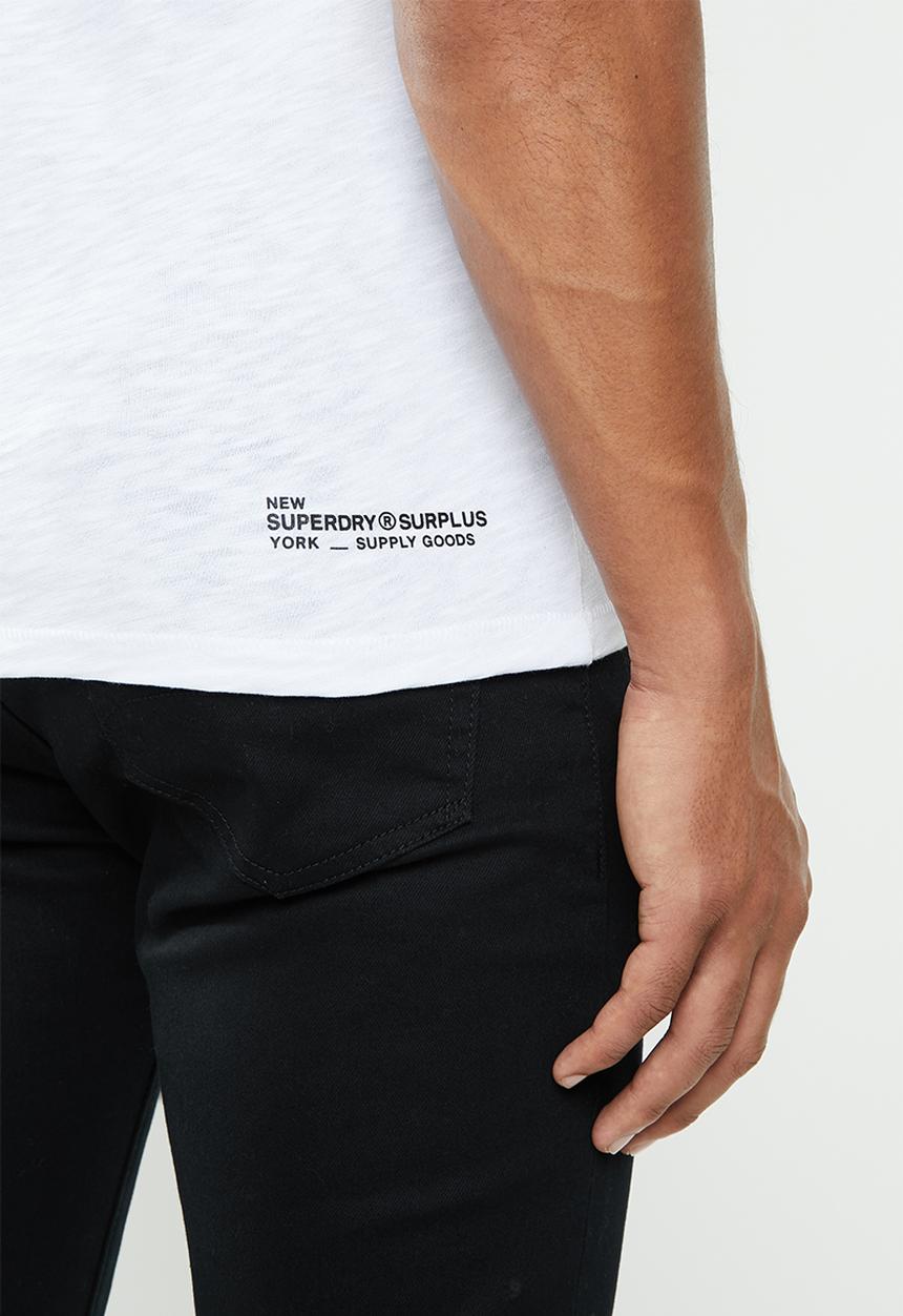 Superdry. - Surplus goods classic graphic tee - white