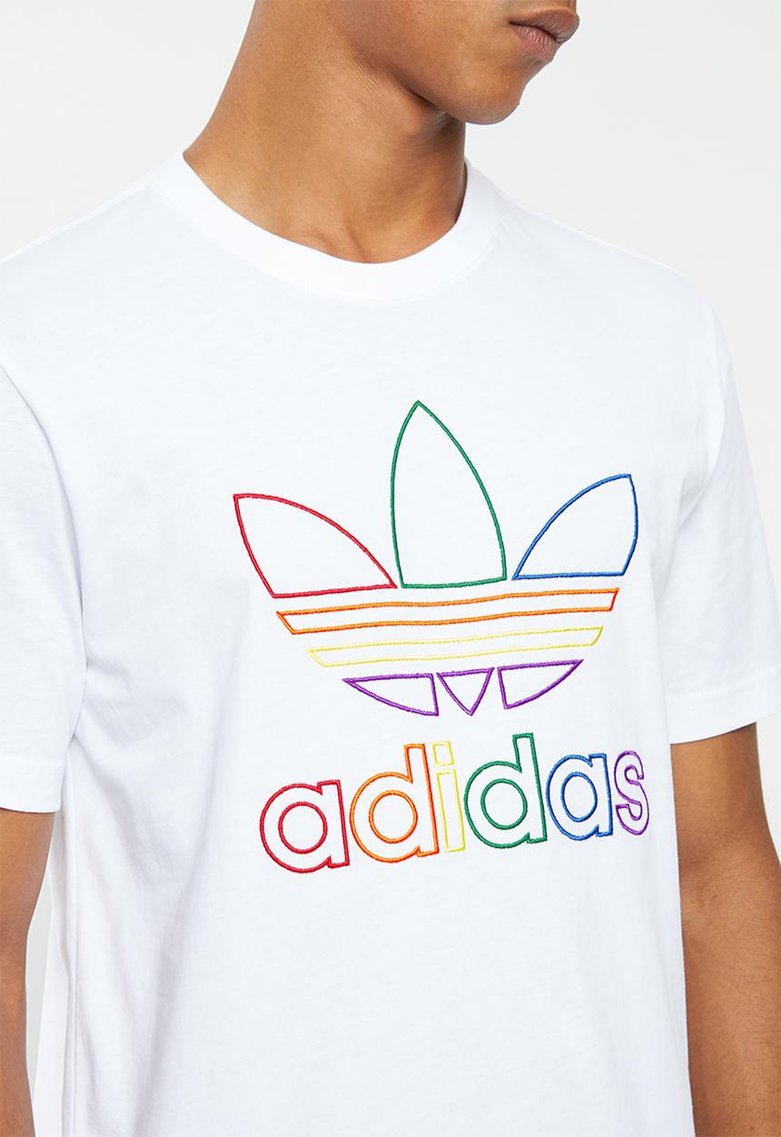 adidas Originals - Pride tee - white