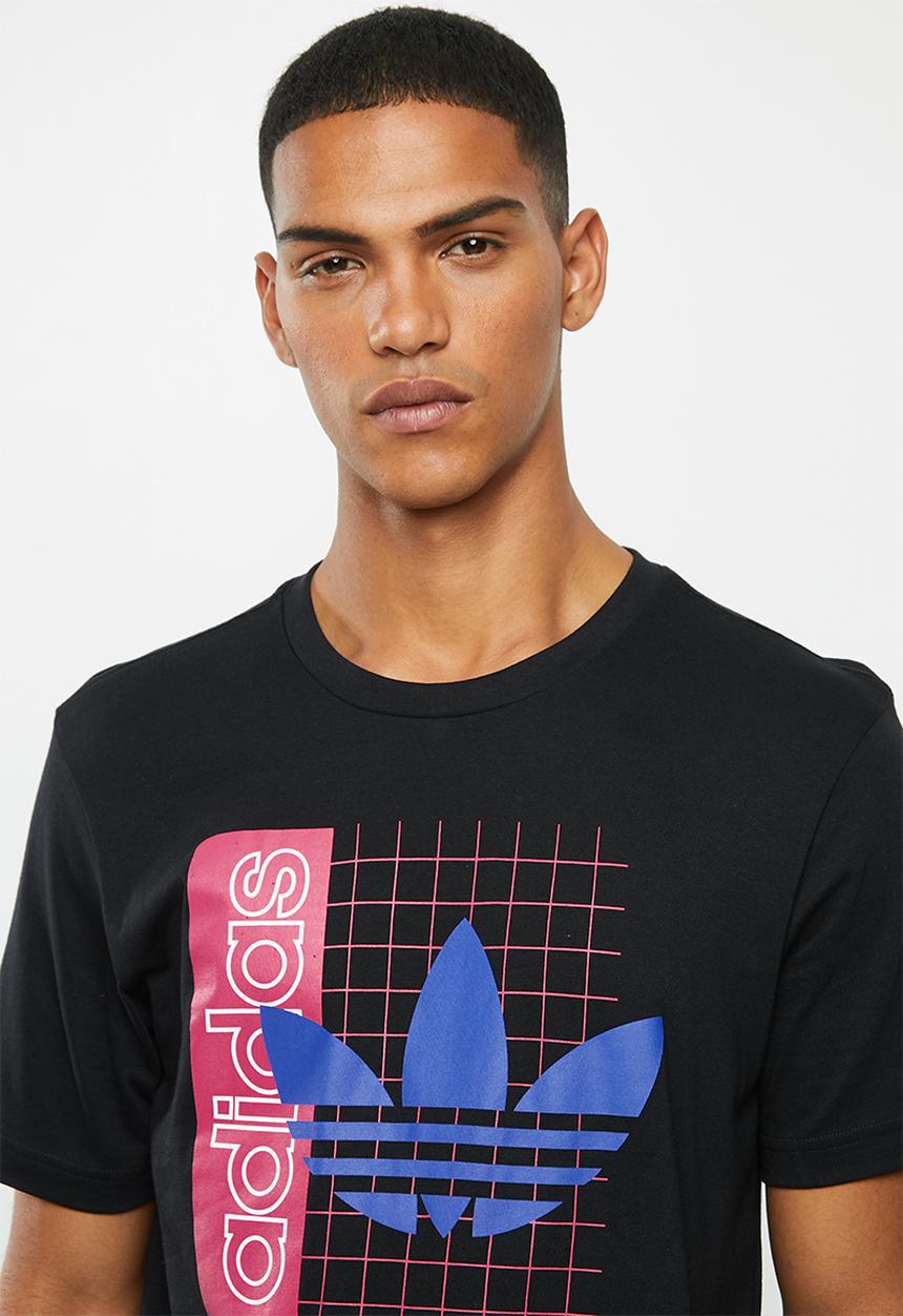 adidas Originals - Grid tref short sleeve tee - black