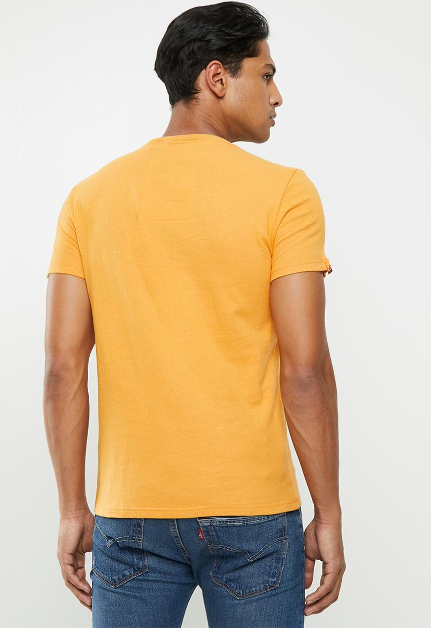 Superdry. - Track & field tee - yellow
