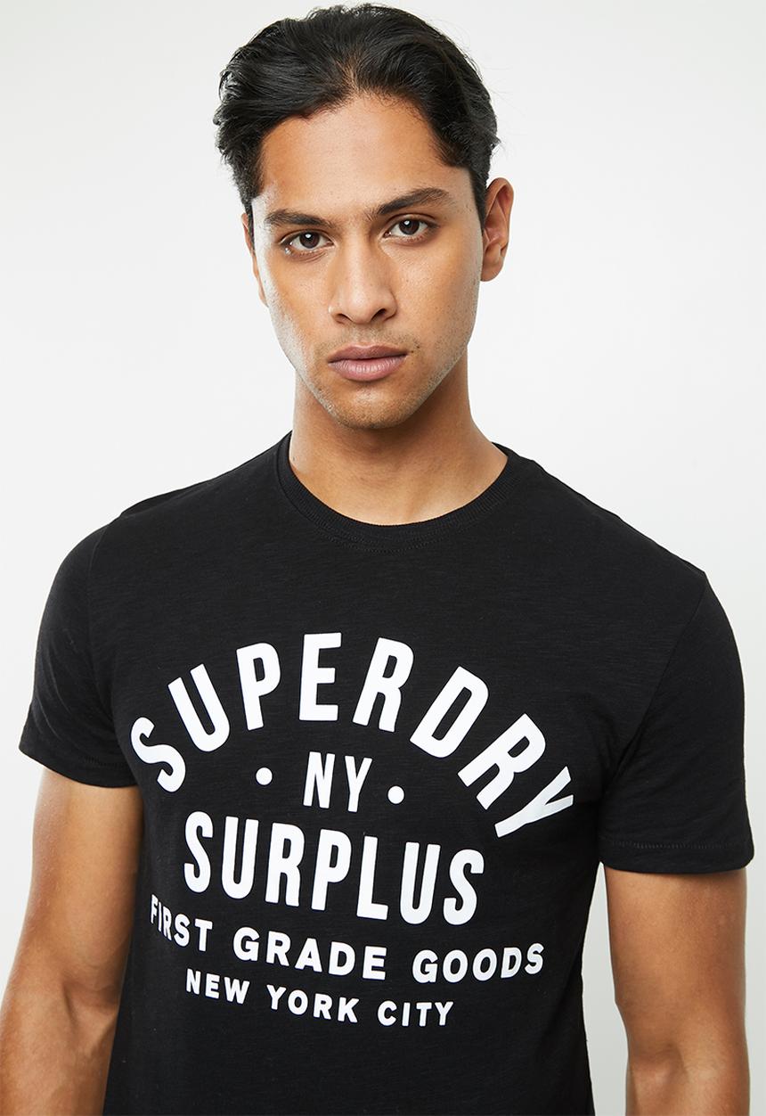Superdry. - Surplus goods classic graphic tee - black