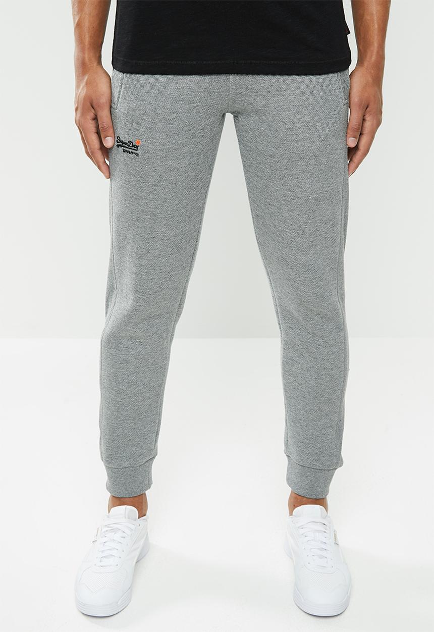 Superdry. - Orange label classic jogger - grey