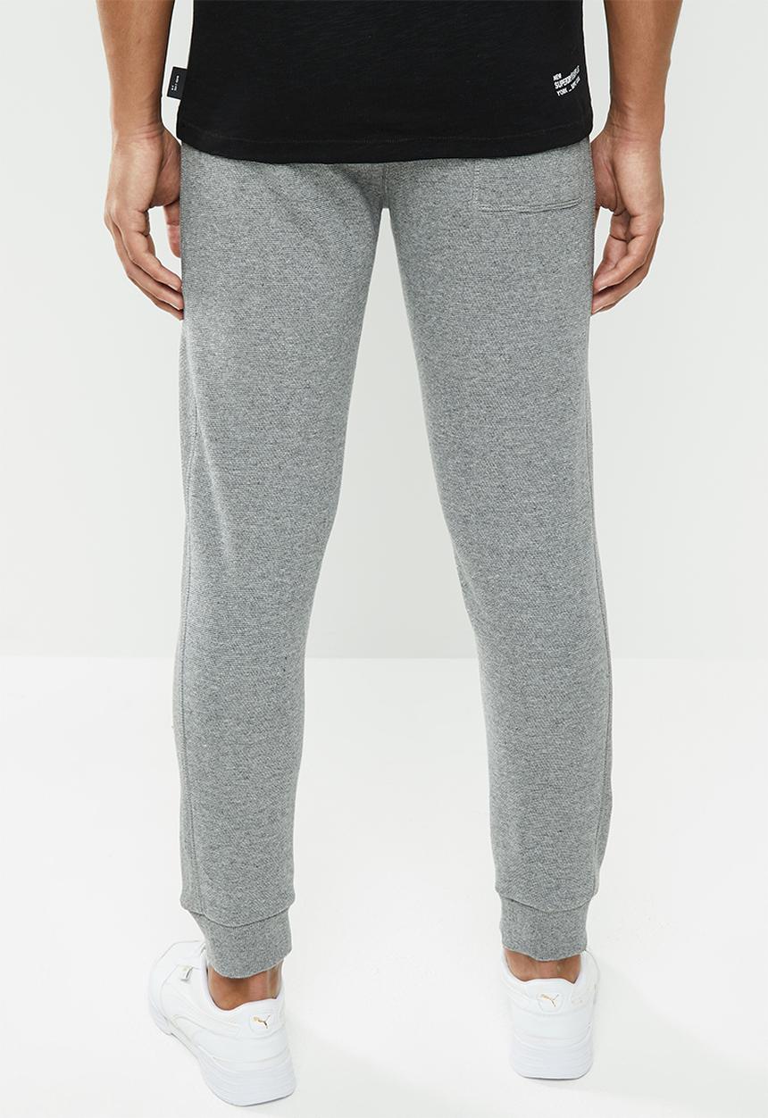 Superdry. - Orange label classic jogger - grey