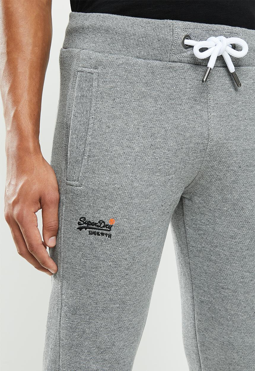Superdry. - Orange label classic jogger - grey