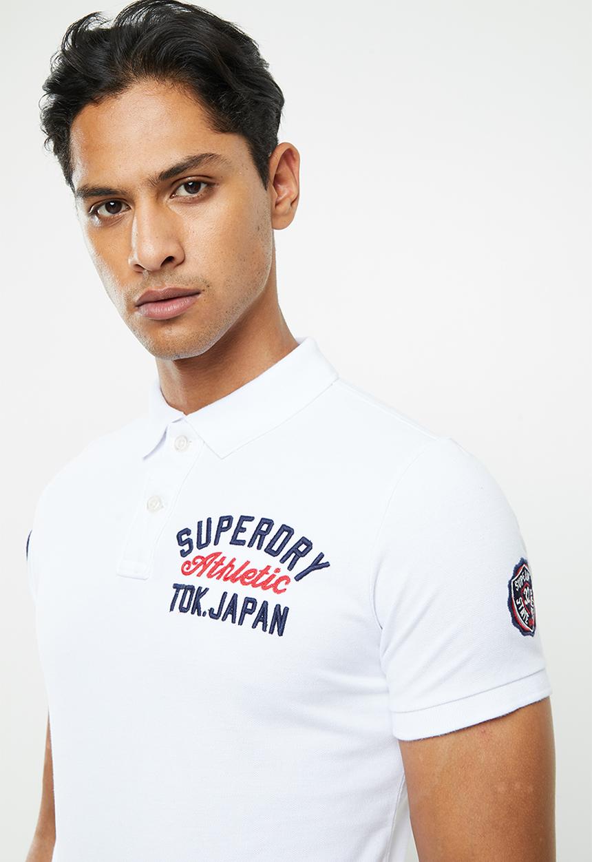 Superdry. - Superstate classic polo - white