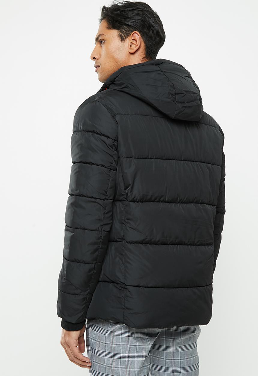 Superdry. - Sports puffer jacket - black