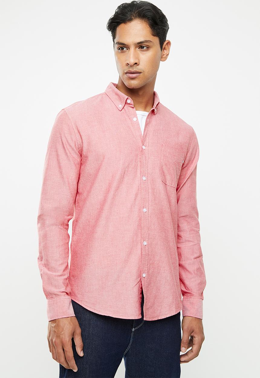 Cotton On - Brunswick shirt 3 - red oxford