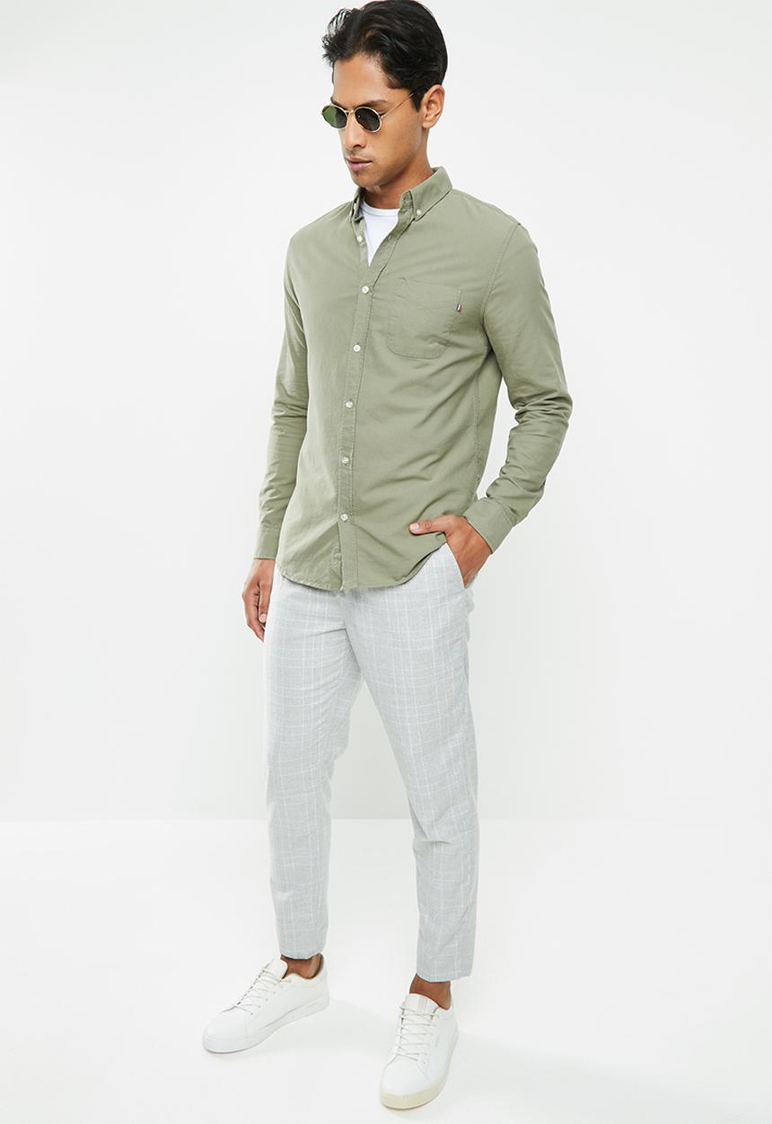 Cotton On - Oxford trouser - light grey & white check