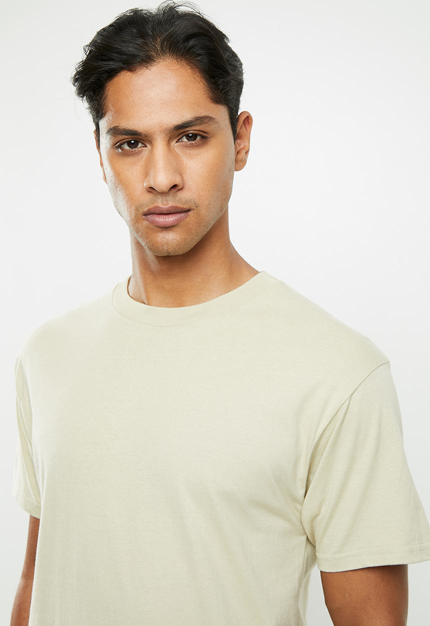 Cotton On - Essential short sleeve skate tee - pale sand