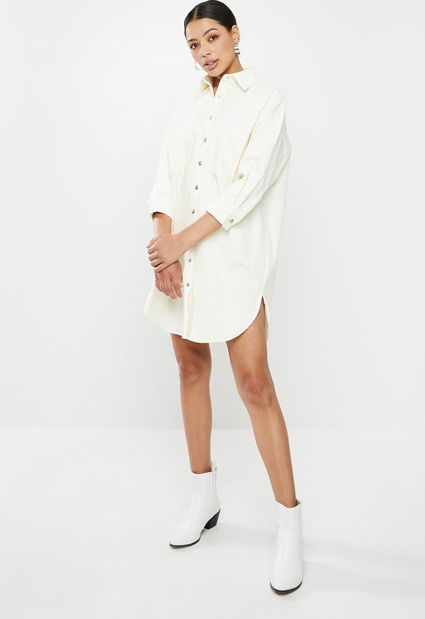 Glamorous - Shirt dress - cream
