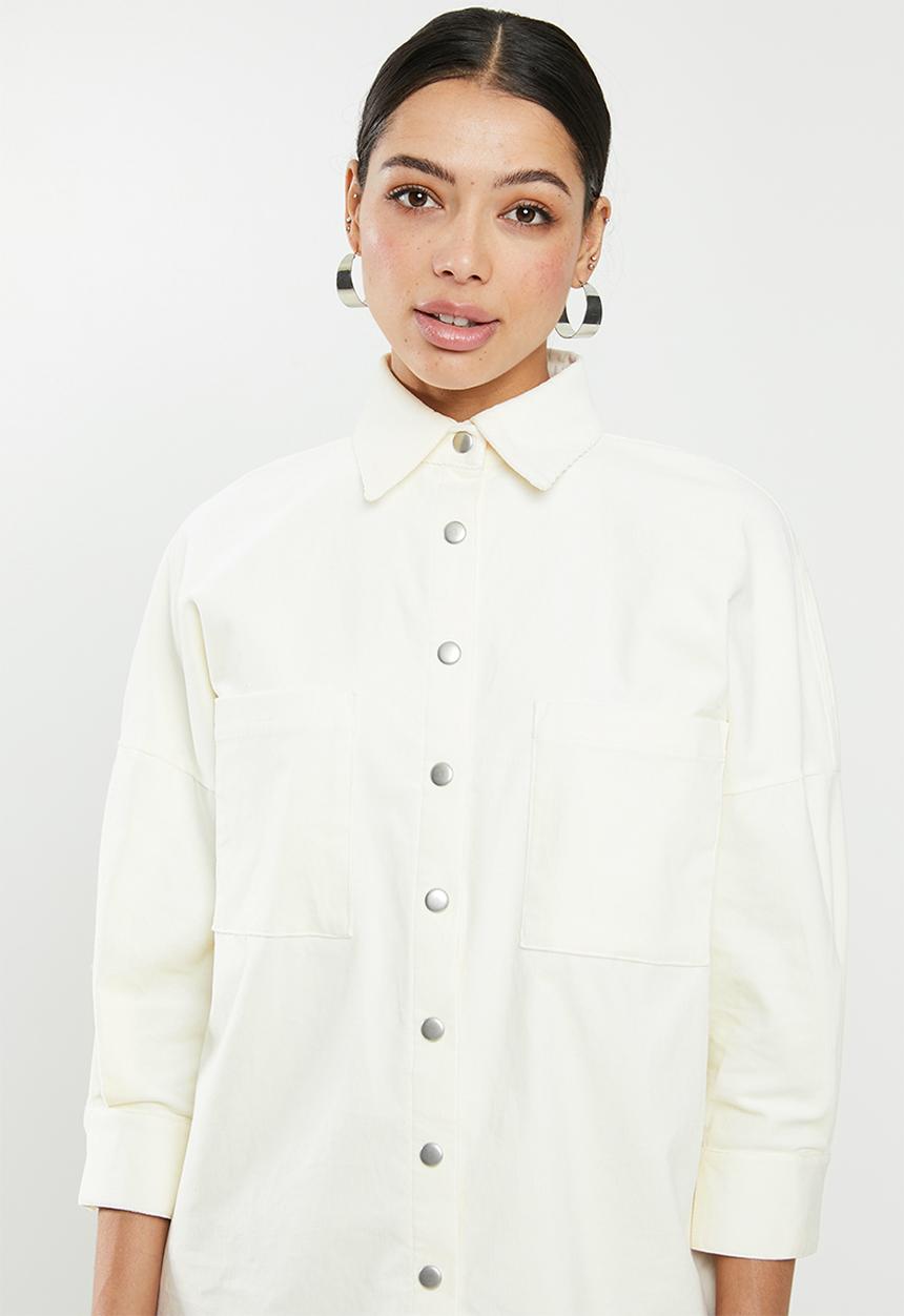 Glamorous - Shirt dress - cream