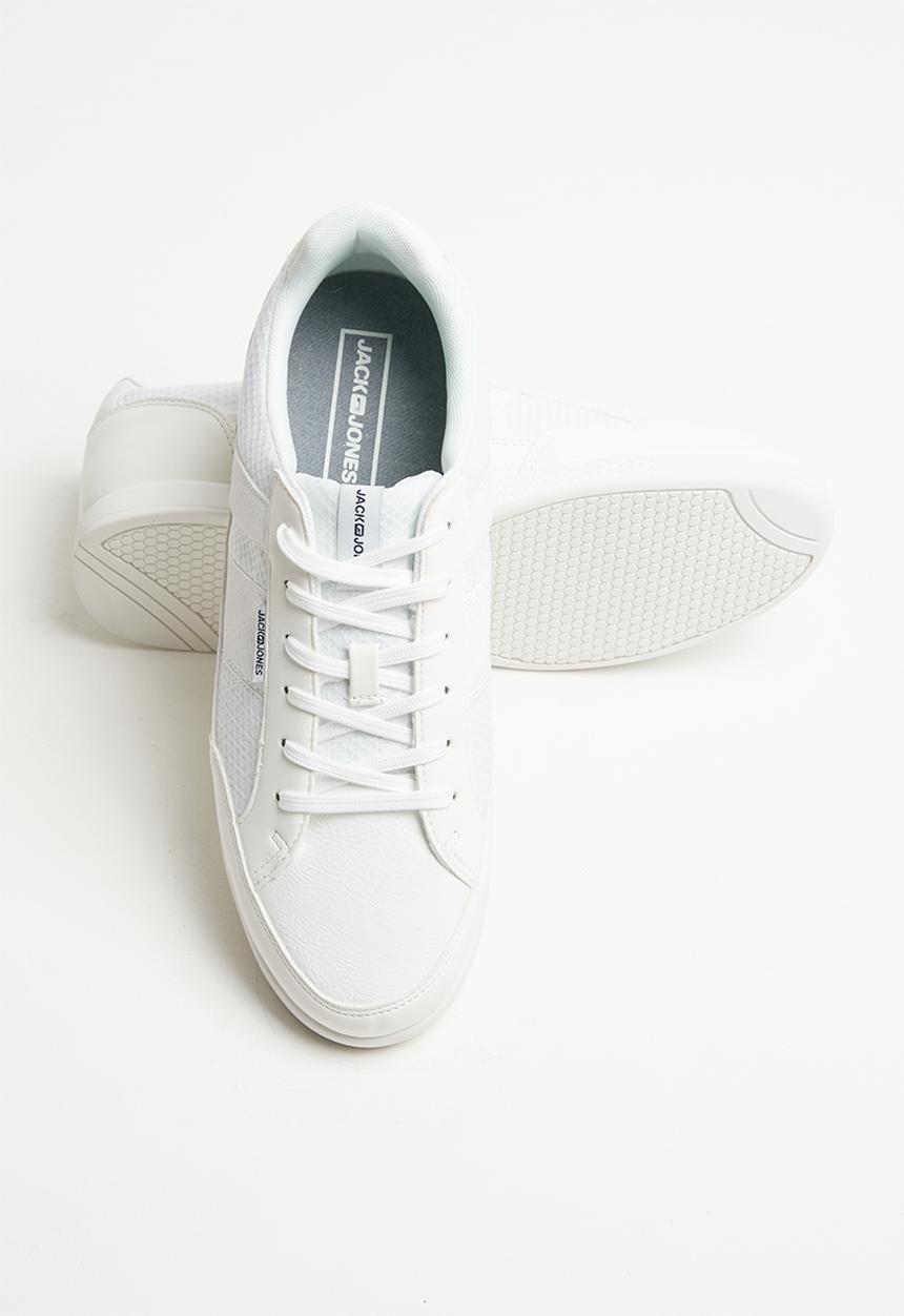 Jack & Jones - Byson mesh mix sneaker - white