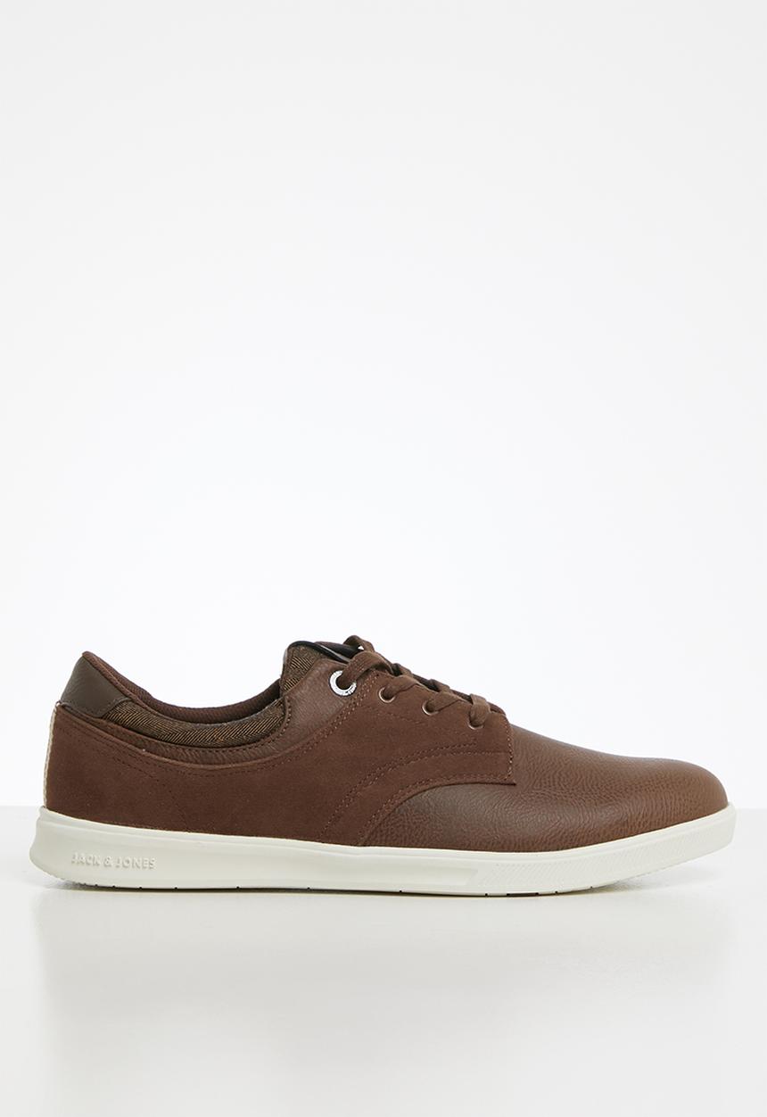 Jack & Jones - Spencer combo sneaker - cognac