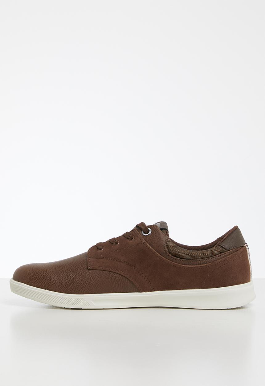 Jack & Jones - Spencer combo sneaker - cognac