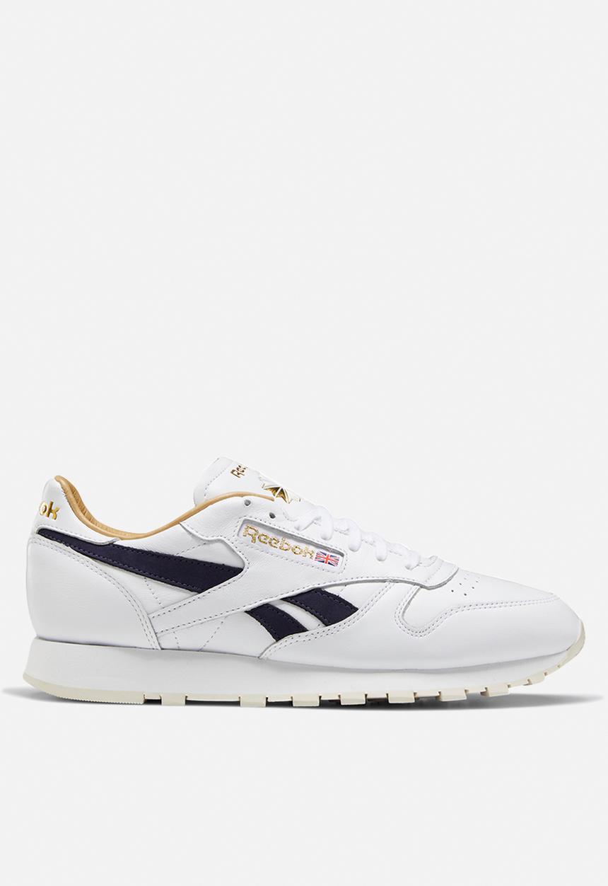 Reebok - Classic Leather - white / purple delirium / paperwhite
