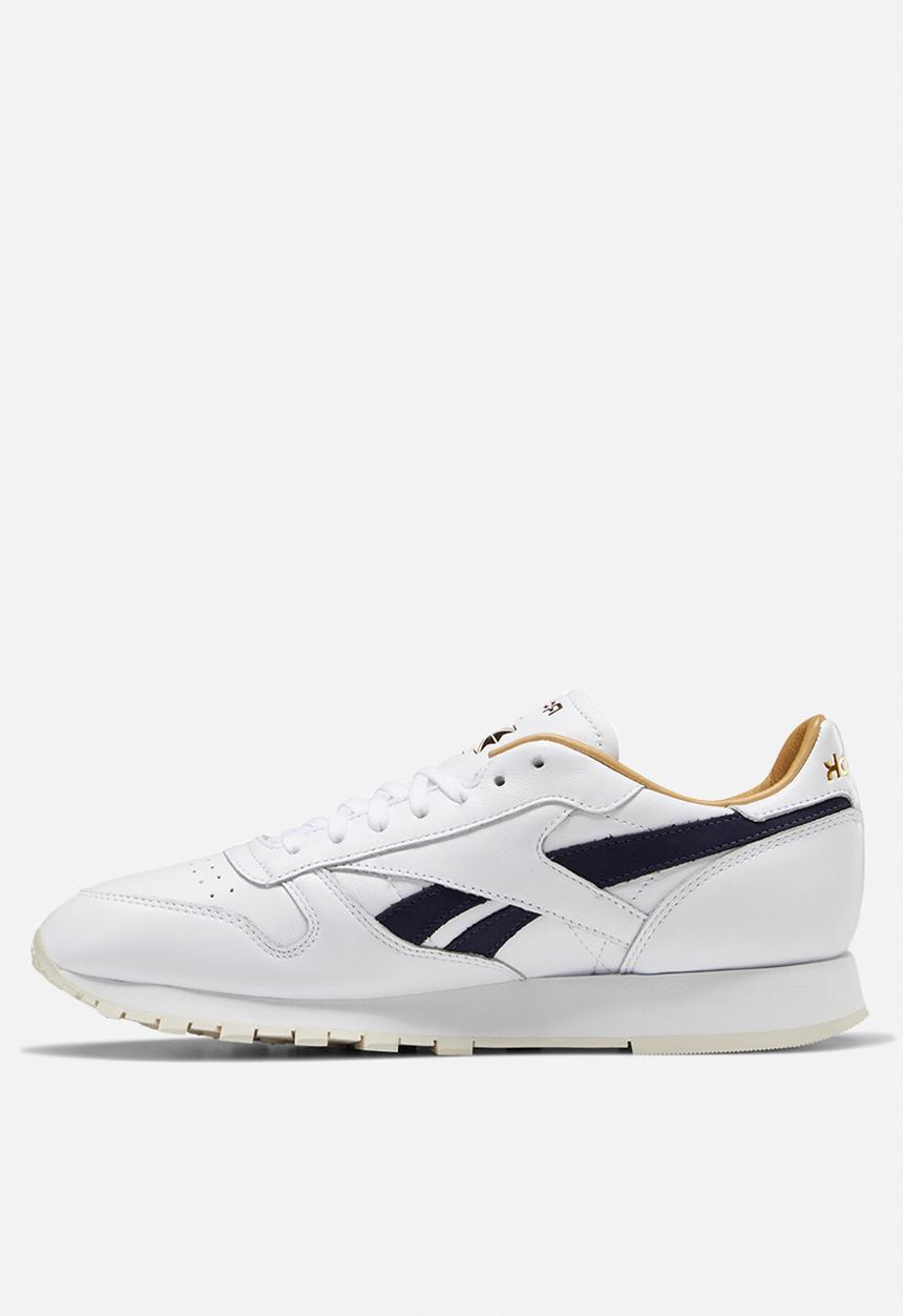Reebok - Classic Leather - white / purple delirium / paperwhite