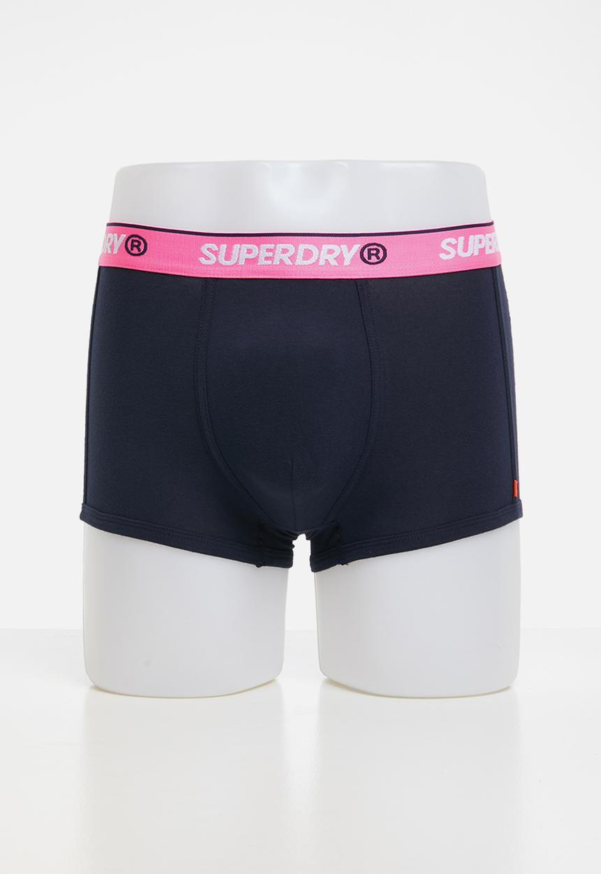Superdry. - O.l sport 3 pack trunks - navy 