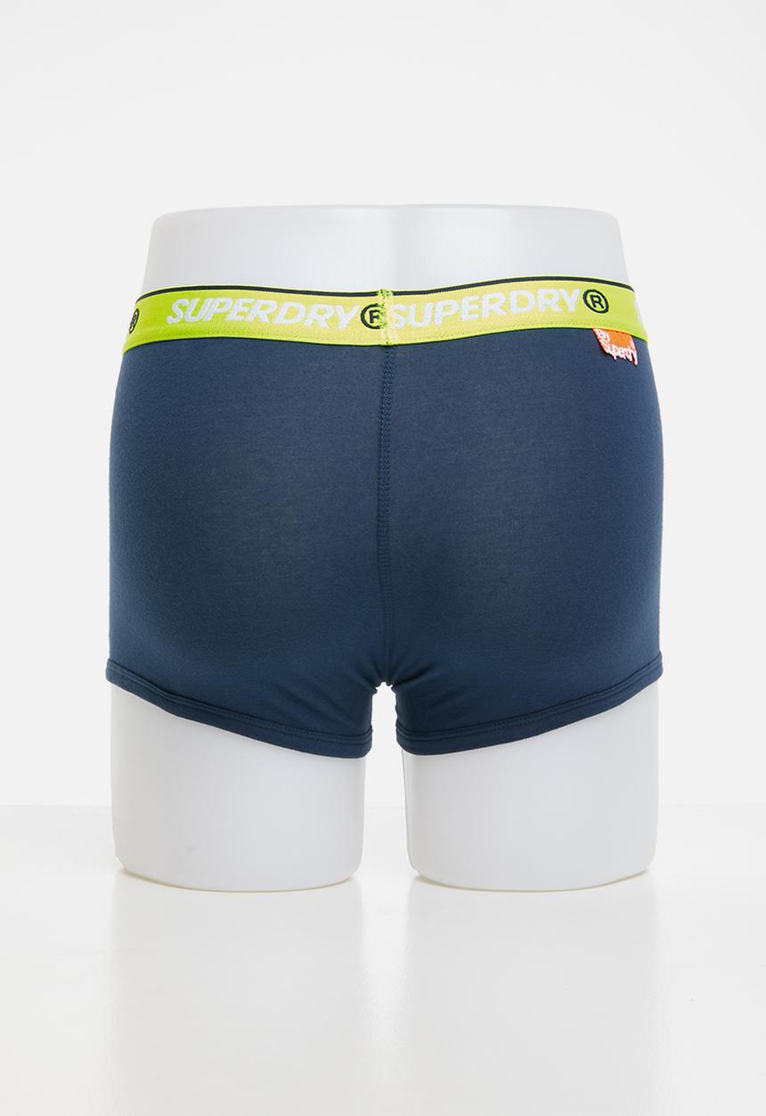 Superdry. - O.l sport 3 pack trunks - navy 