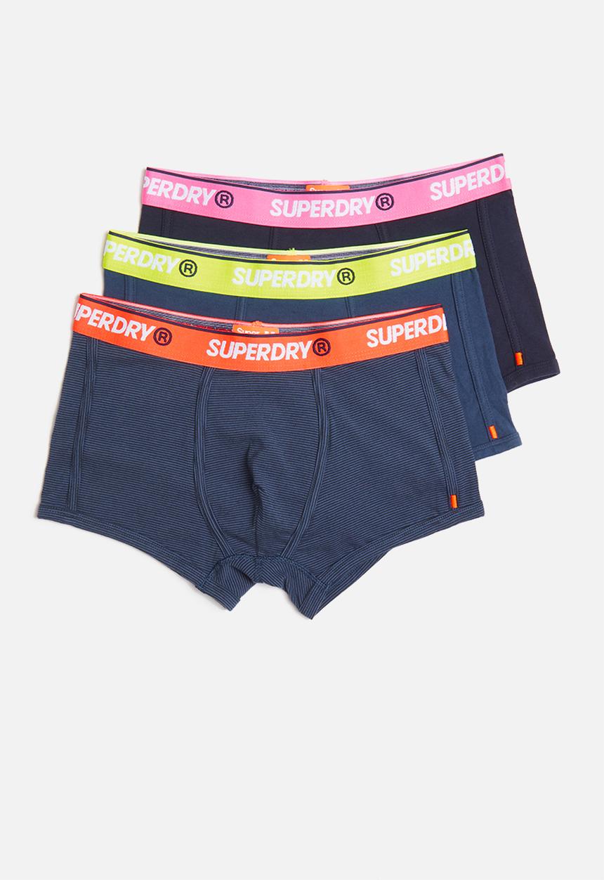 Superdry. - O.l sport 3 pack trunks - navy 