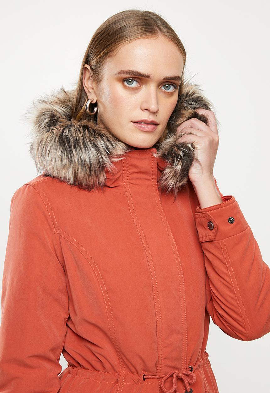 ONLY - New lucca parka jacket - orange 