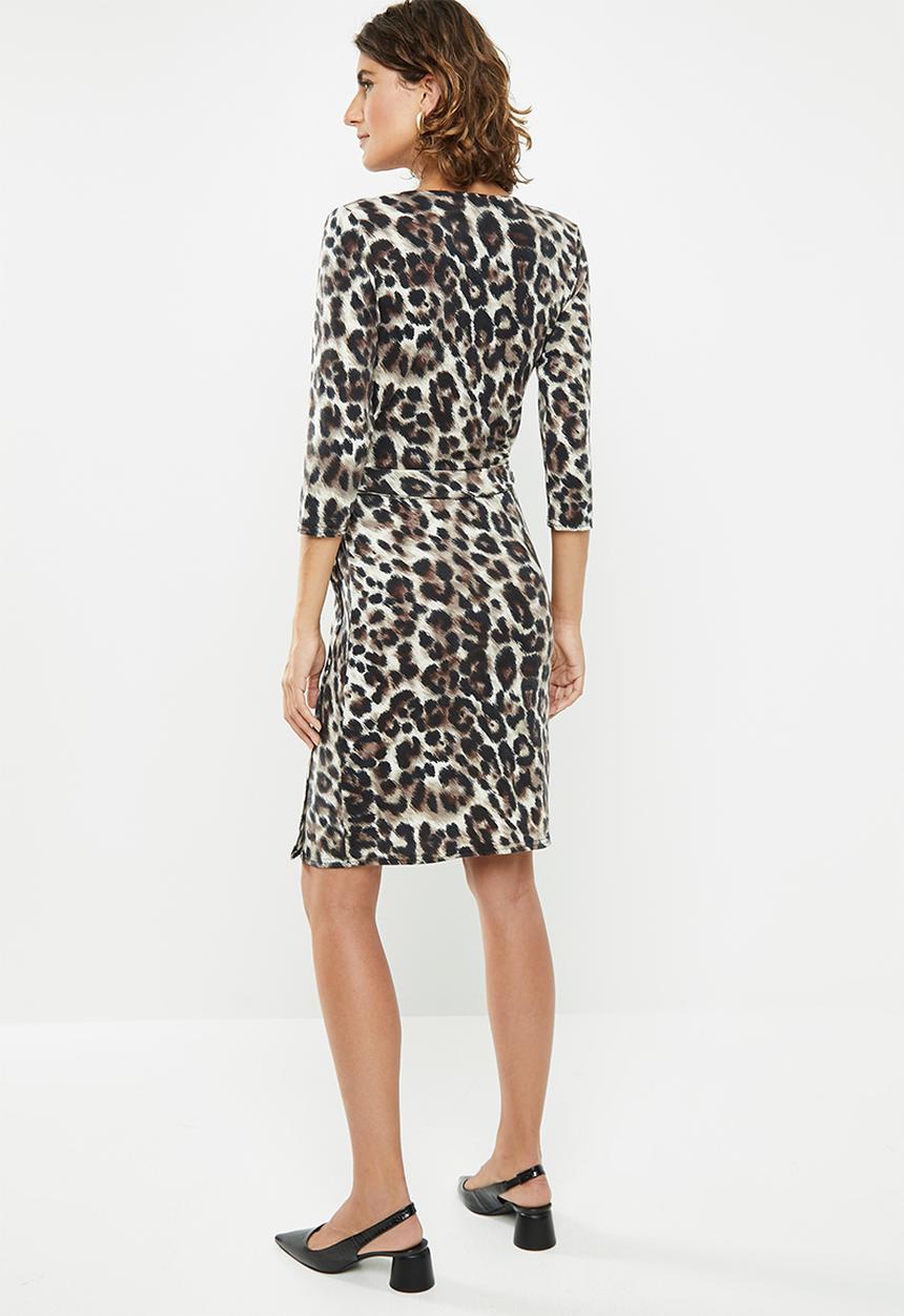 edit - Classic wrap dress - multi 