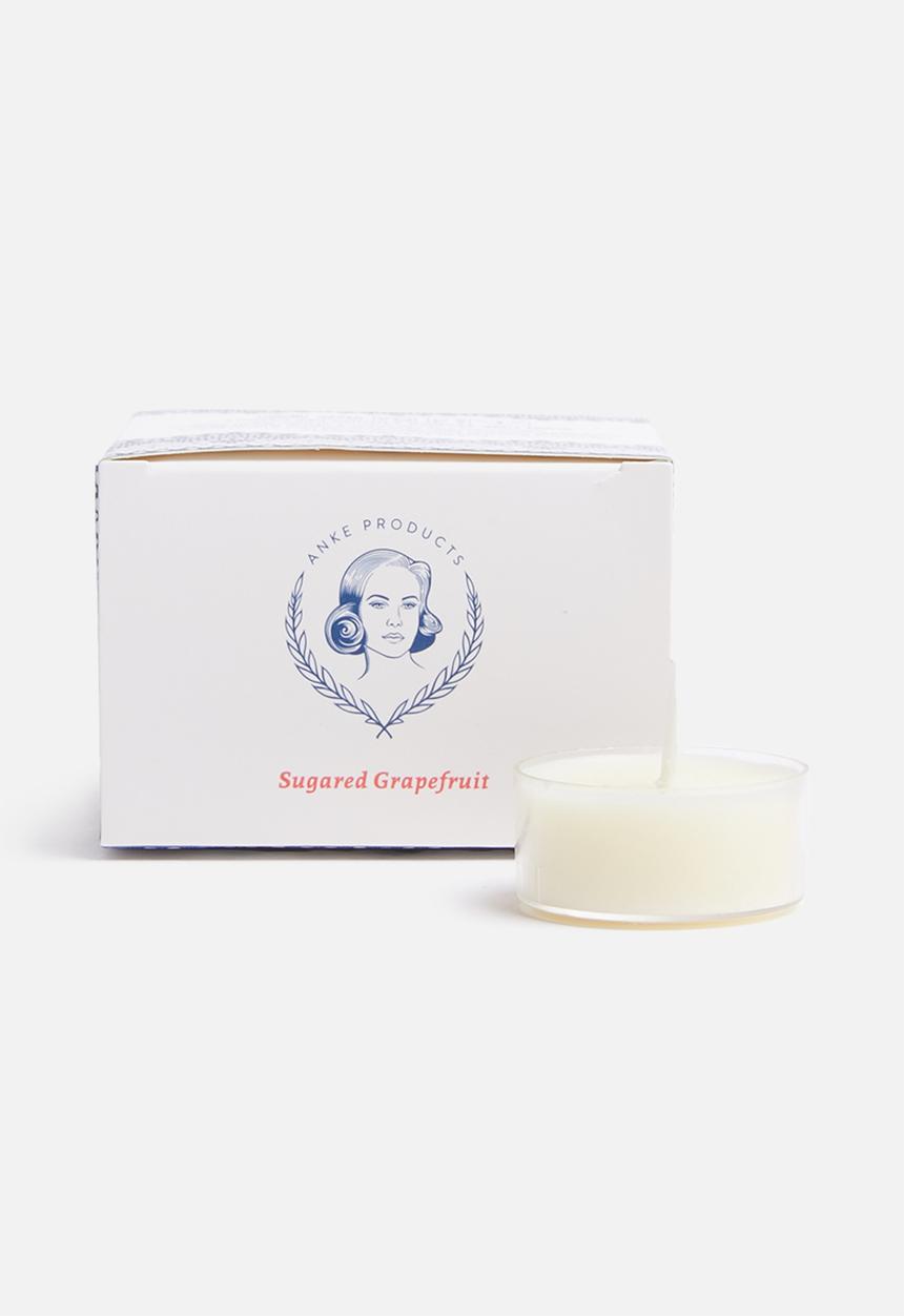 Anke Products - Sugared grapefruit set of 12 tealight candles