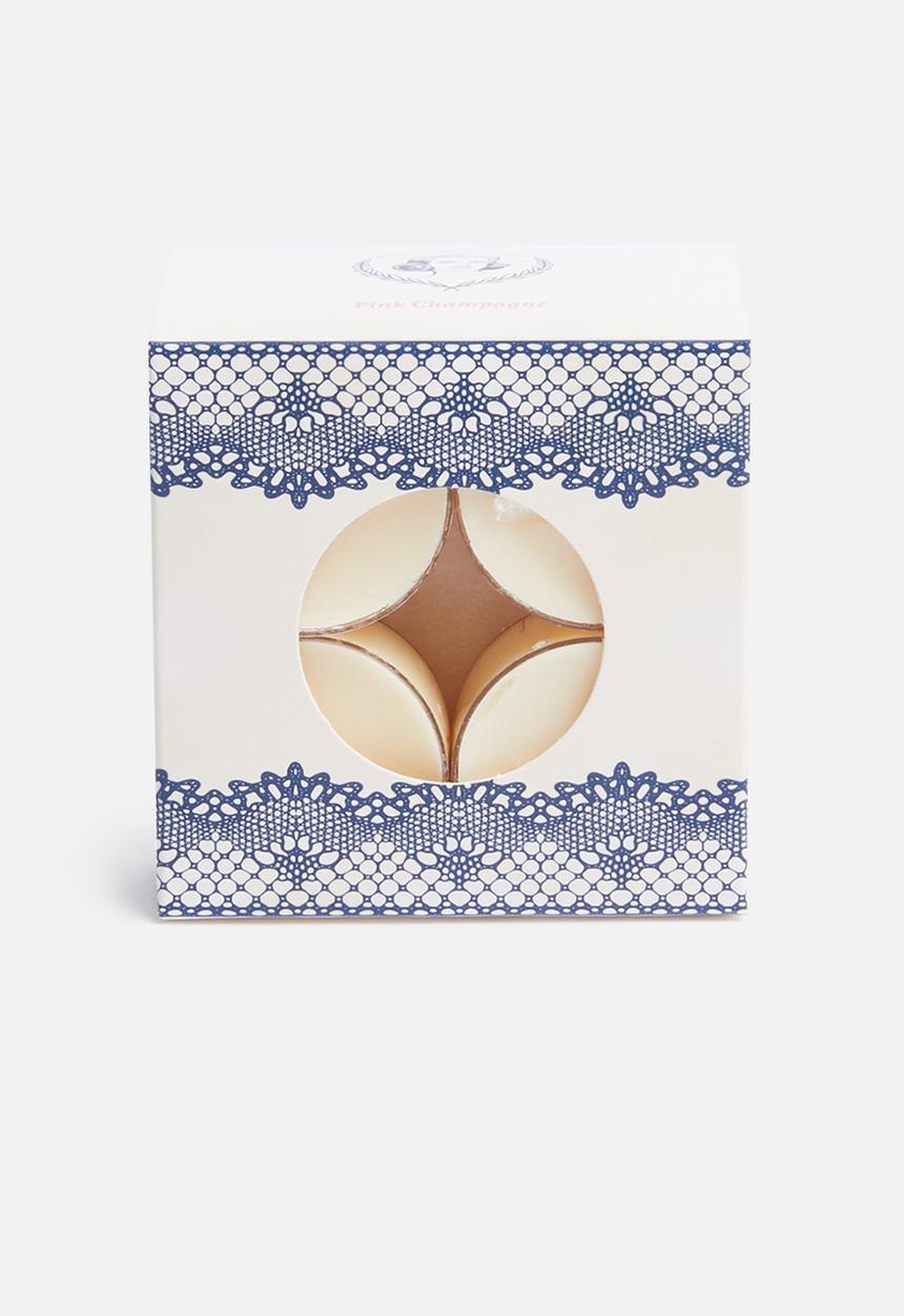 Anke Products - Pink champagne set of 12 tealight candles
