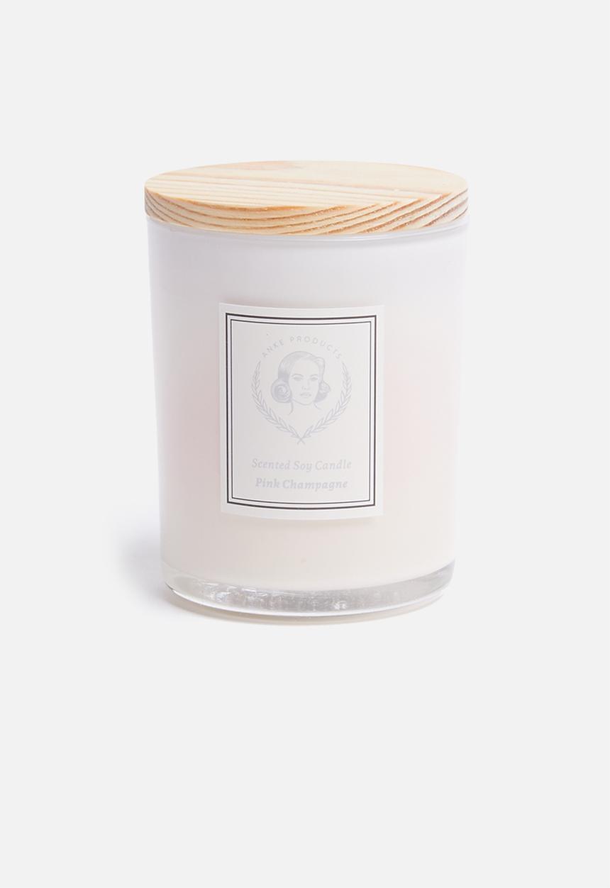 Anke Products - Pink champagne soy candle (gift box small)