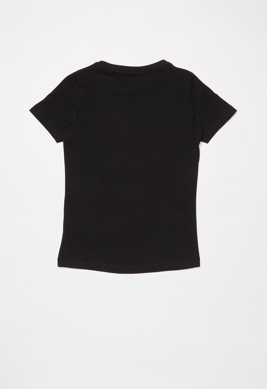 Name It - Lina short sleeve slim top - black