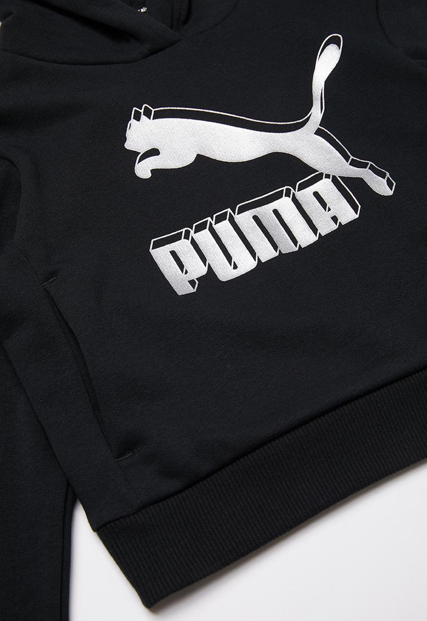 PUMA - Classics t7 hoodie puma - black