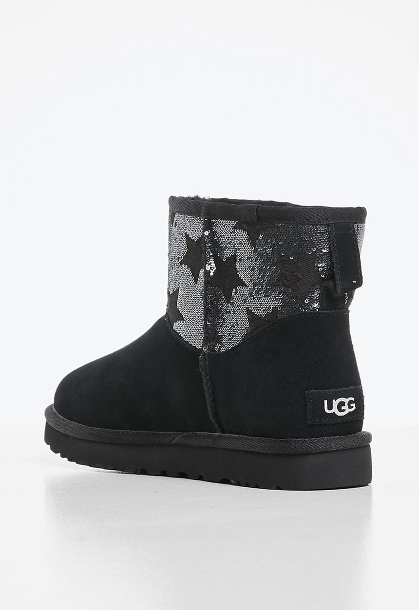 UGG® - Classic mini sequin stars - black