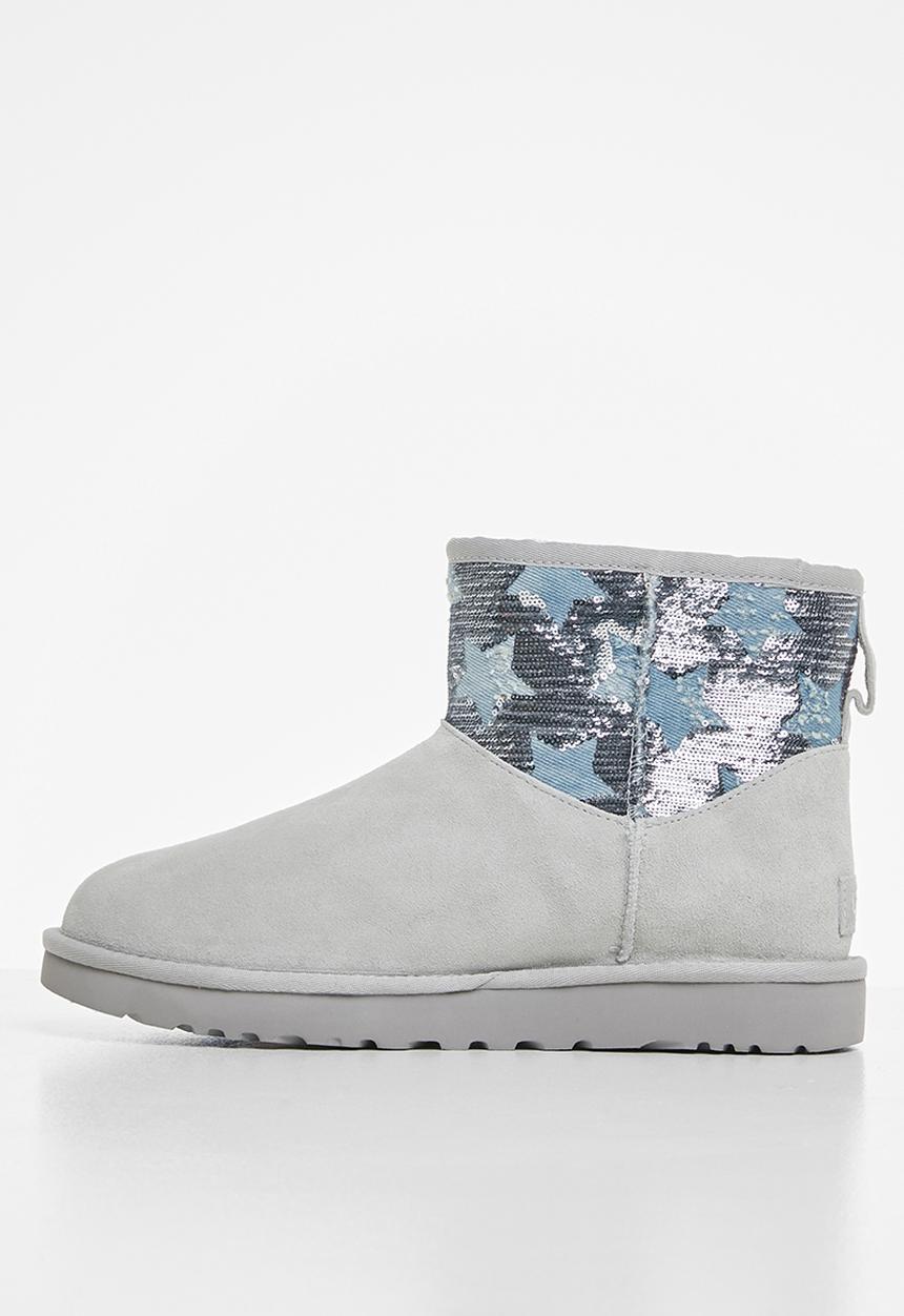 UGG® - Classic mini sequin stars - grey violet