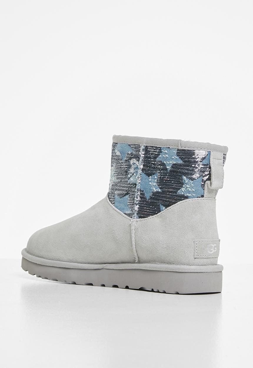 UGG® - Classic mini sequin stars - grey violet