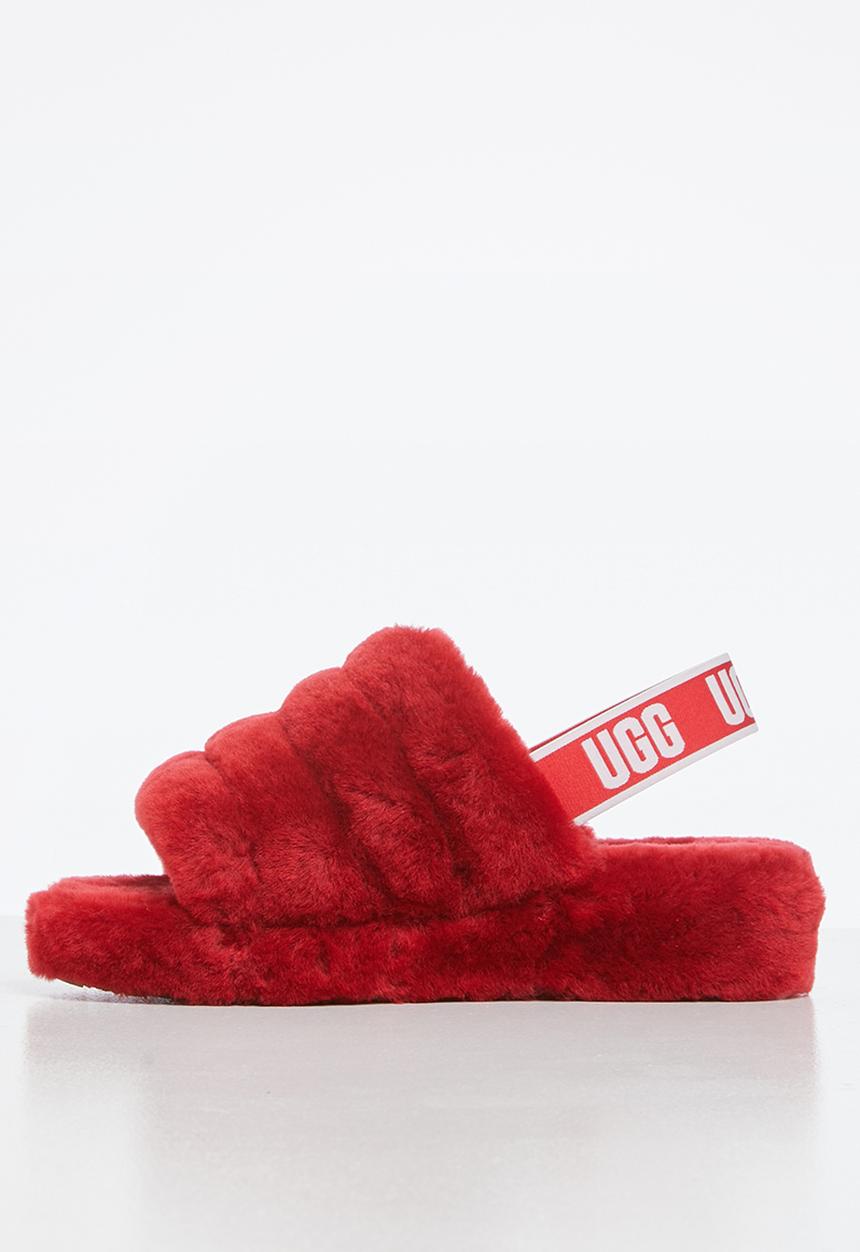 UGG® - Fluffy yeah slide - red