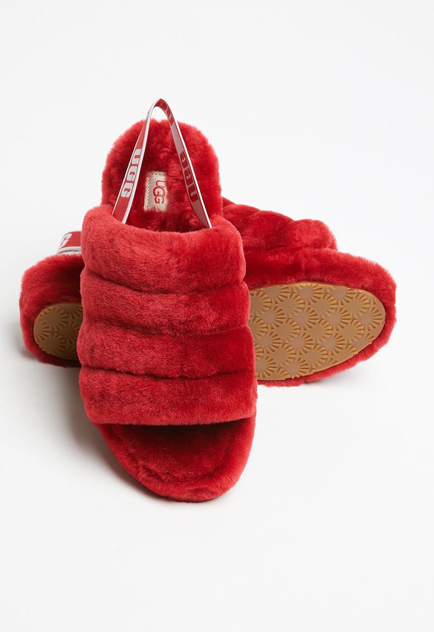 UGG® - Fluffy yeah slide - red