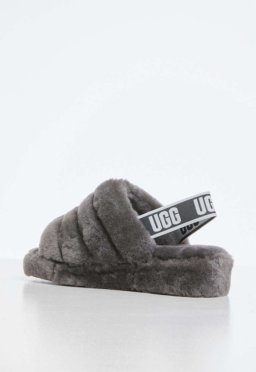 UGG® - Fluffy yeah slide - charcoal