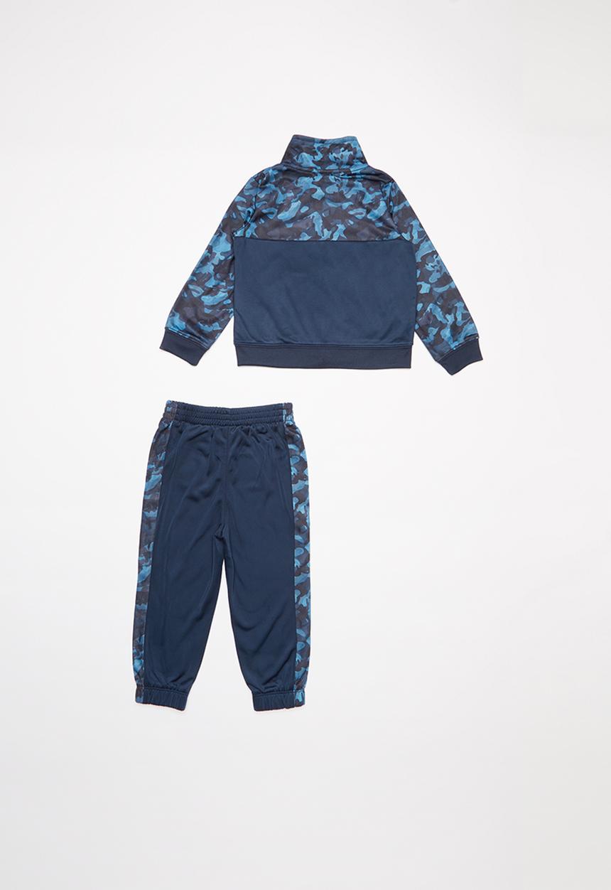 Nike - Nike kids boys texture camo tricot set  - navy & black