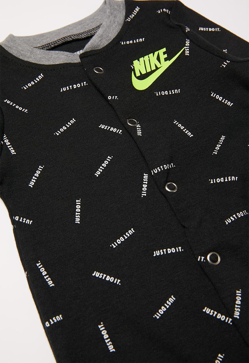 Nike - Nike boys just do it toss foot coverall/hat - black 