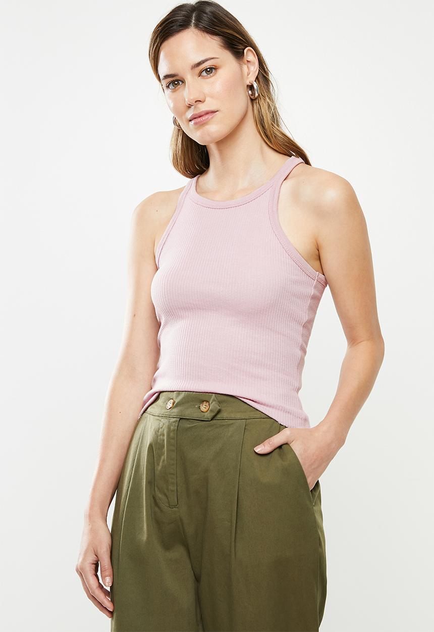 Cotton On - The turn back tank top - pink 
