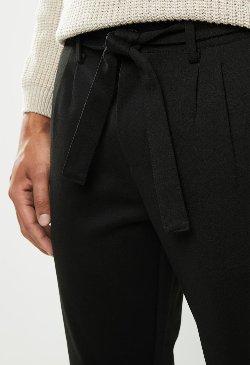 Only & Sons - Leo belted pants - black