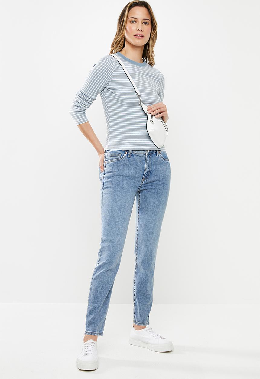 Cotton On - The turn back long sleeve top Taylor stripe - multi 