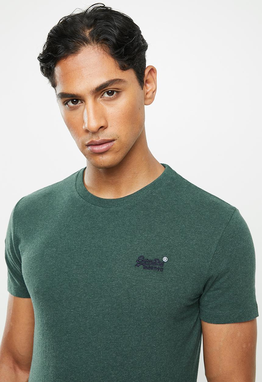 Superdry. - Ol vintage embroidery tee - green