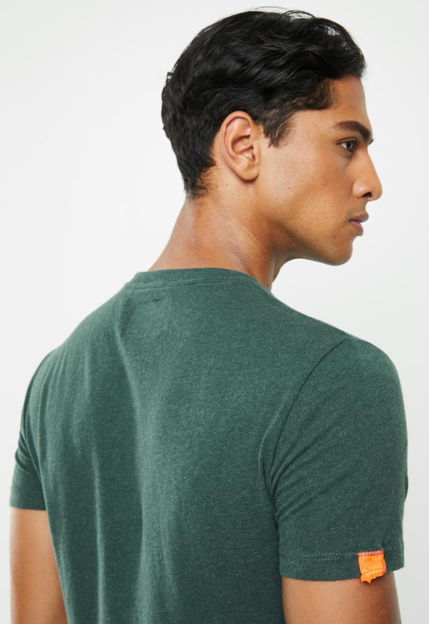 Superdry. - Ol vintage embroidery tee - green