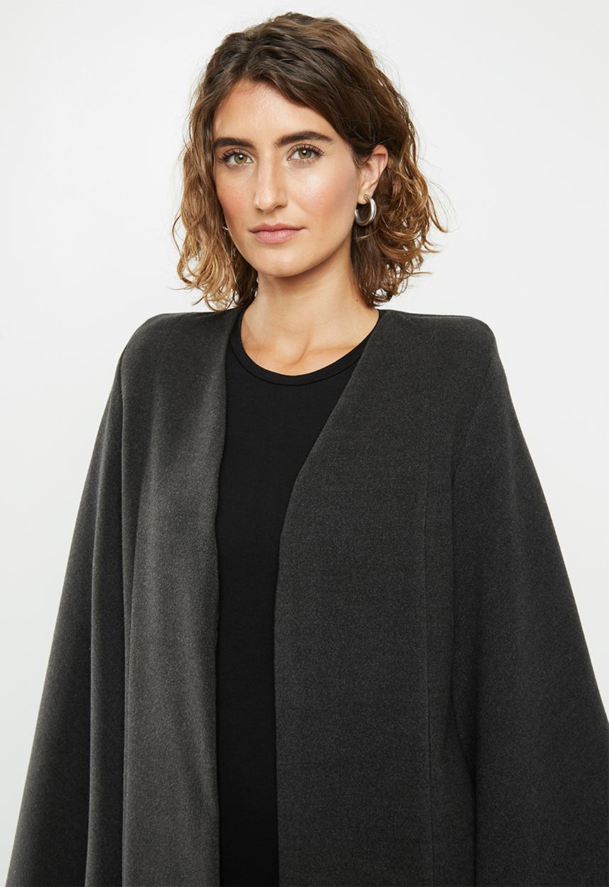 edit - Structured cape - grey