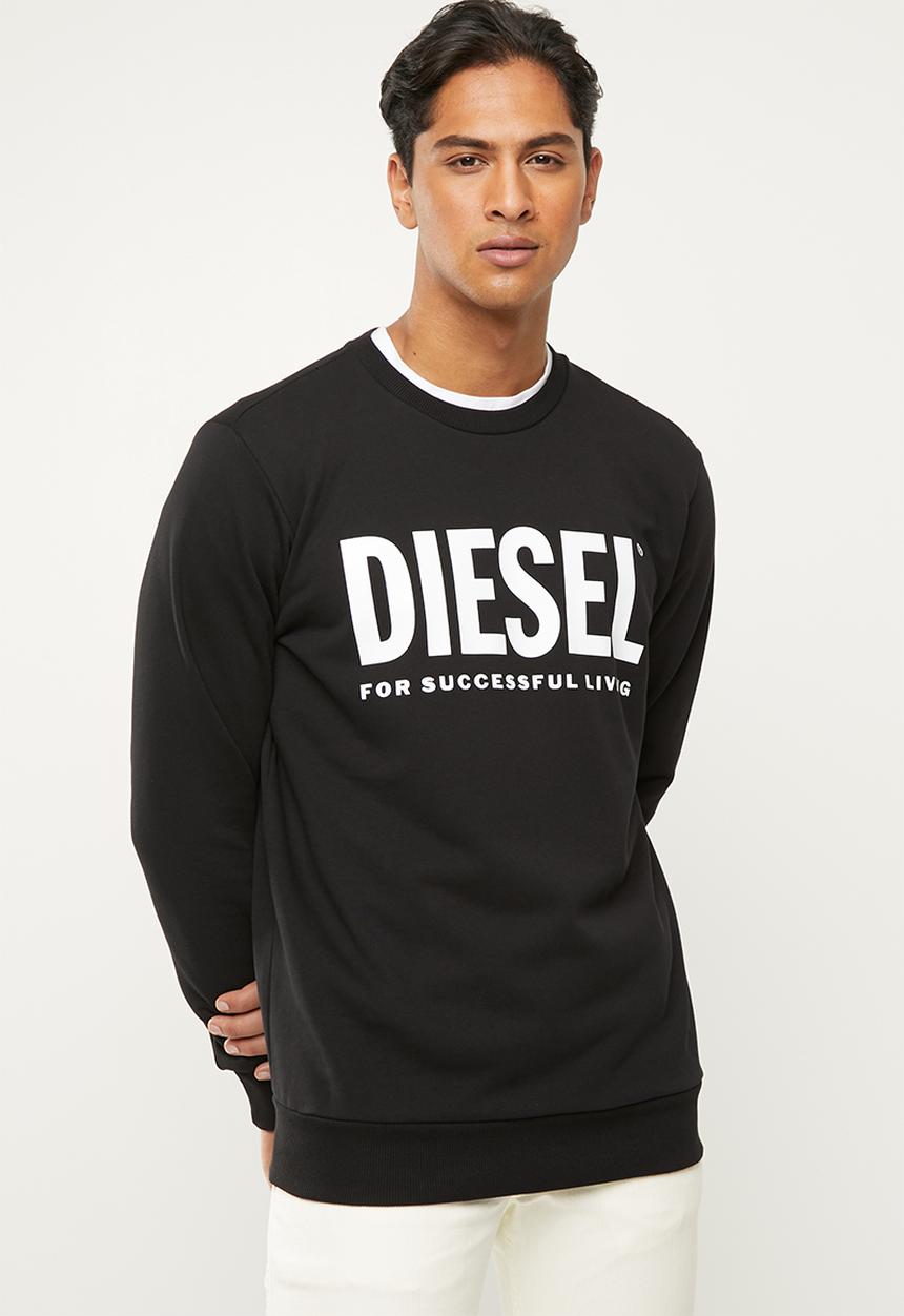 Diesel  - S-gir division logo sweater - black
